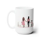 Cute Cup with Family Walking and Holding Hands Mug 15oz