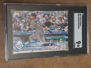 2018 Topps Update Austin Meadows Rookie Card RC #US34 Tampa Bay Rays SGC 9 - Picture 1 of 3