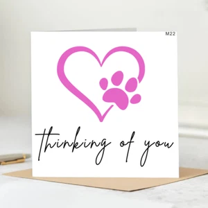 Thinking of You Card For Friend, Sending Love To Friend, Encouragement Cards,6x6 - Picture 1 of 2