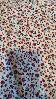 Vintage Joan Kessler/Concord Fabrics Calico Print- 2 Yds 12" X 42" - Image 1 of 2