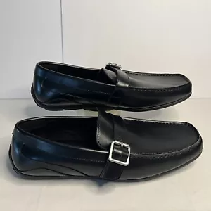 Mocassino Kenneth Cole Reaction Talan Fibbia Driver Nero Uomo Taglia 8 - Foto 1 di 9