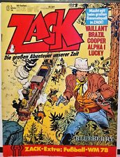 ZACK  Comic Heft Nr. 6 1978 gut Z 2 Koralle Verlag (2093 )