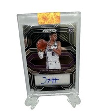 2020-21 Panini Prizm - Rookie Penmanship Silver Prizm #RP-THB Tyrese Haliburton