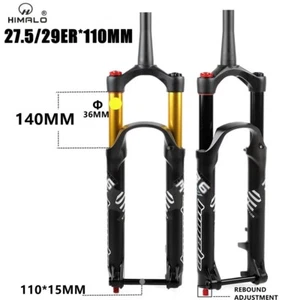 Mountain Bike MTB AIR Fork Boost DH AM Down Hill Thru Axle 110MM*15MM 27.5 29ER - Picture 1 of 10