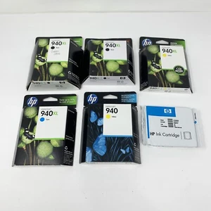 Lot of 6 Genuine HP 940XL & 940 Ink Expired See Description - Picture 1 of 7