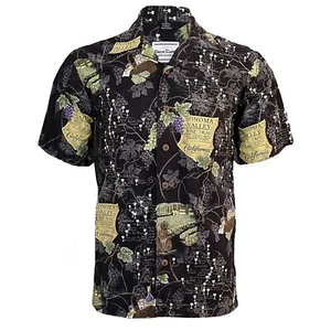 David Carey Shirt Men's Medium Sonoma Valley Wine Trail Casual Vintage - Picture 1 of 11