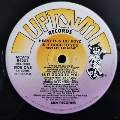 Heavy D. & the Boyz - Is It Good to You - Vinilo, 12", 331/3 - EE. UU. 1991 - Gen / En muy buen estado+ Foto 1 de 3