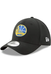 Golden State Warriors New Era Black Team Classic 39Thirty Flex Fit Hat - Imagen 1 de 4