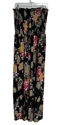 Mono MLLE GABRIELLE Sin Tirantes 3X Floral Calado Romántico Capricho Boho Foto 1 de 4