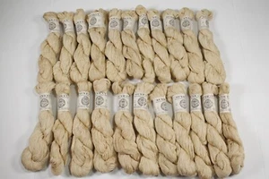 (22) Vintage Sunray mercerisierte Baumwolle Häkelgarn Gr. 30 625 Yards elfenbein beige - Bild 1 von 5