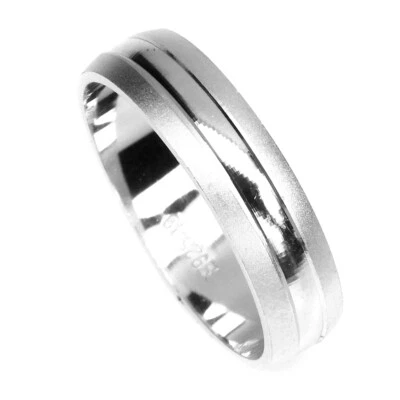 925 Sterling Silver Ring 14k White Gold Plate - Image 1 of 4