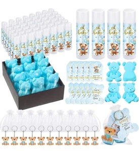 288 Babyparty Gastgeschenke Babyparty Geschenke Großpackung Lippenbalsame Seifen Schlüsselanhänger Organza - Bild 1 von 3