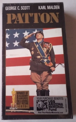 Patton Factory Sealed  VHS Video Fox Watermark Academy Award Best Picture 1970 - Image 1 of 4