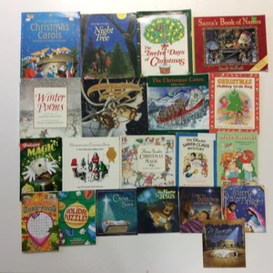 Christmas holiday santa children's 20 book lot - Bild 1 von 4