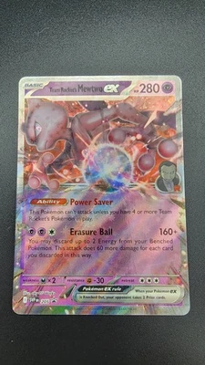 Team Rocket's Mewtwo ex 205 SV: Scarlet & Violet Promo Cards Holo NM+ - Image 1 of 2