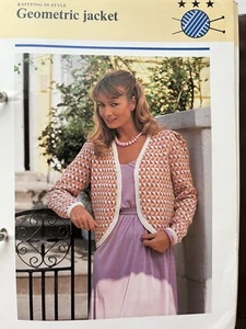 Original Knitting Pattern - Ladies Jacket / Cardigan - Picture 1 of 1