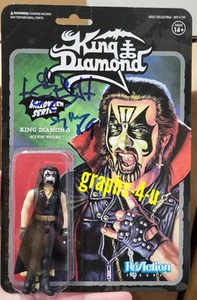 King Diamond Signed Autograph COA Action Figure - Picture 1 of 5