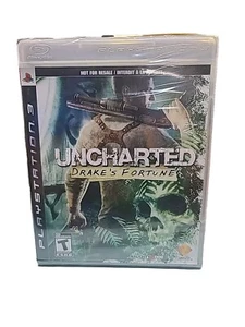 Uncharted: Drake's Fortune - PS3 2007 NOT FOR RESALE VERSION - NEW SEALED - Picture 1 of 4