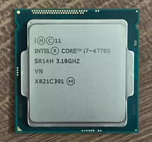 Intel Core SR14H i7-4770S FCLGA1150 3.10GHz 4 Core 8MB 5GT/s 65W Desktop CPU - Picture 1 of 1