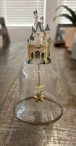 Disneyland Glass Castle Tinkerbell Bell EUC - Picture 1 of 9