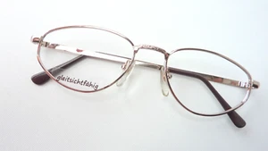 Brillengestell Damenfassung Metalgestell dezent rosegold preiswert Gr.  M - Picture 1 of 4