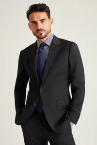 Bonobos Italian Performance Blazer Mason Solid Charcoal Men 38R Standard Fit NW - Picture 1 of 9