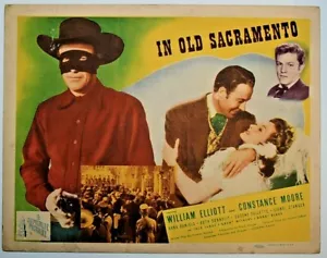 1946 In Old Sacramento, William Elliott, western vintage movie lobby title card - Picture 1 of 1