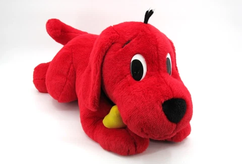 Vintage 2000 Clifford the Big Red Dog Plush Jumbo Large Stuffed Animal 24" Cover