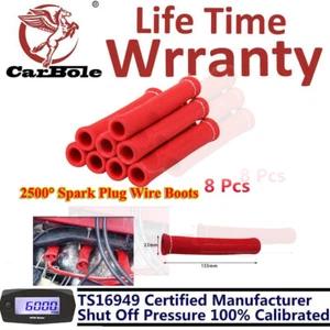 Car Spark Plug Protect Wire Boot Heat Shield Thermal Protection Insulator Sleeve - Picture 1 of 12