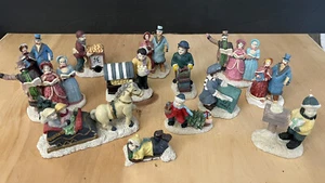 13 Keramik Weihnachtsfeiertag Keramik Figuren Chor Chorsänger - Bild 1 von 6