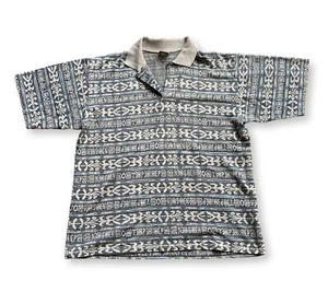 VTG PIPING HOT Collared Button Polo Shirt L Surf Beach 1990s Made in Australia - Picture 1 of 10