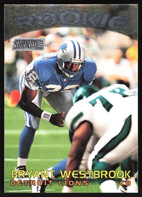 1997 Stadium Club Bryant Westbrook #163 Detroit Lions RC Football Card - Image 1 of 2