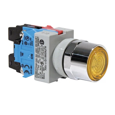 IDEC ALFW22211D-G Illuminated PB Green LED New 1PCS✦Kd - Image 1 of 4