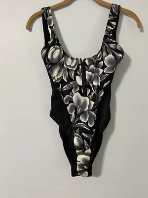 Traje de baño Shore Shapes estampado floral traje de baño de una pieza talla 10- gancho/ojo delantero sexy Foto 1 de 4