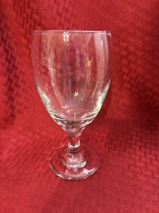 Water Goblet Wine Tea Glass Stemware Clear 16 Oz 7” Tall Weighty Lot 4 Vintage - Picture 1 of 10