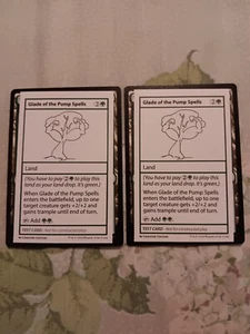X2 Glade of the Pump Spells Mystery Booster 2 Playtest Cards MTG - Picture 1 of 2