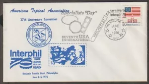 US 1976 Interphil 76 Philatelic Exhibition official first day cover - Picture 1 of 3