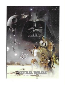 2013 Star Wars Illustrated One-Sheet Reimagined Brian Rood MP-6