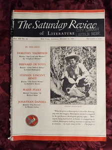 RARE SATURDAY REVIEW Magazine October 26 1935 Ernest Hemingway Dorothy Thompson - Picture 1 of 1