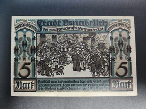 DINERO DE EMERGENCIA ALEMANIA 1921 DINERO DE EMERGENCIA 5 MARCOS - Imagen 1 de 2