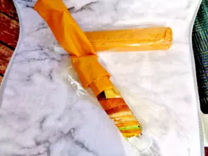 Schöner NEUER Full Size bunter automatischer Klappschirm mit Etui Abdeckung - Bild 1 von 5