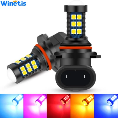Winetis 2X HB4 9006 LED Bulbs Advanced 3030SMD Bright Colorful Fog Driving Light - Image 1 of 4