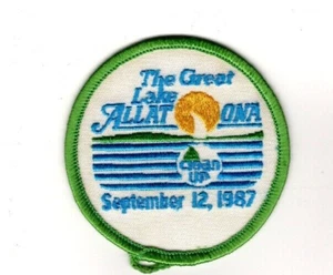 Lake Allatoona, Georgia, Great Lake Cleanup 1987, Vintage Patch - Imagen 1 de 1