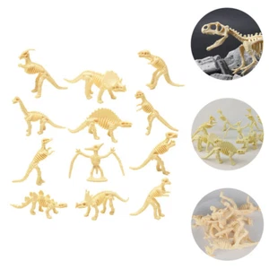 12 sztuk dinozaurów szkielet zabawka dziecko mini figurki dinozaurów - Zdjęcie 1 z 18