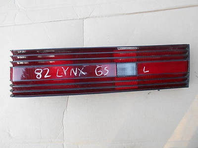 1982 81 83 84 85 MERCURY LYNX GS LEFT DRIVERS TAILLIGHT - Image 1 of 3
