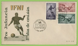 IFNI AÑO  1961 - EDIFIL  176/178 PRO INFANCIA 4 SOBRES PRIMER DIA - Picture 1 of 4