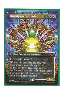 BRIGHTGLASS GEARHULK Showcase MTG AETHERDRIFT English NM Magic - Imagen 1 de 1