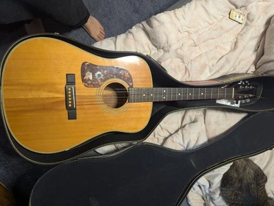 Vintage Washburn Left Handed Acoustic Guitar - Image 1 of 4