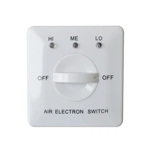 Przełącznik cewki wentylatora Cewka wentylatora Trzystopniowy regulator Panel sterowania wentylatorem - Zdjęcie 1 z 12