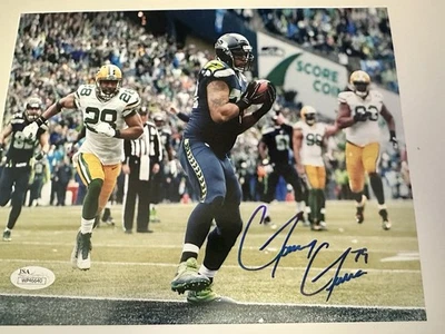 GARRY GILLIAM AUTOGRAPHED SIGNED 8X10 PHOTO SEATTLE SEAHAWKS JSA WP46640 - Image 1 of 3